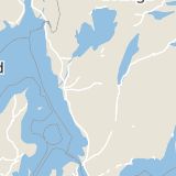 Karta som med röd fyrkant ramar in Lundsbrunn, Kransmossen, Borås Kommun, Kyrkogårdsgatan, Frihamnen, Hjalmar Brantingsplatsen, Oden, Kungsgatan, Tullvägen, Västra Götalands län