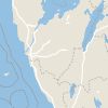 Karta som med röd fyrkant ramar in Frejagatan, Borås, Västra Götalands län
