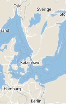 Översiktskarta som visar hela Sverige med en markör som visar ungefär var händelsen inträffat