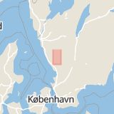 Karta som med röd fyrkant ramar in Ätran, Falkenberg, Hallands län