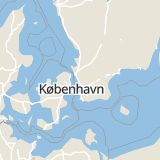 Karta som med röd fyrkant ramar in Rönnebergsvägen, Landskrona, Skåne län