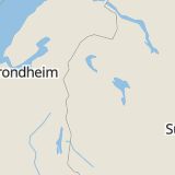 Karta som med röd fyrkant ramar in Vålådalen, Fjällen, Åre, Jämtlands län