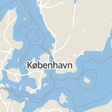 Karta som med röd fyrkant ramar in Ekeby, Danderyd, Skåne län