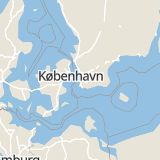 Karta som med röd fyrkant ramar in Delsjögatan, Malmö, Skåne län