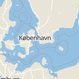 Karta som med röd fyrkant ramar in Östra Kristinelundsvägen, Malmö, Skåne län