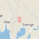 Karta som med röd fyrkant ramar in Åsen, Torsby, Värmlands län