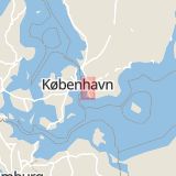 Karta som med röd fyrkant ramar in Kung Oscars Väg, Malmö, Skåne län