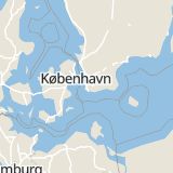 Karta som med röd fyrkant ramar in Hököpinge, Vellinge, Skåne län