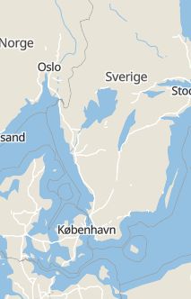 Översiktskarta som visar hela Sverige med en markör som visar ungefär var händelsen inträffat