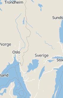 Översiktskarta som visar hela Sverige med en markör som visar ungefär var händelsen inträffat
