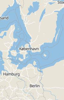 Översiktskarta som visar hela Sverige med en markör som visar ungefär var händelsen inträffat