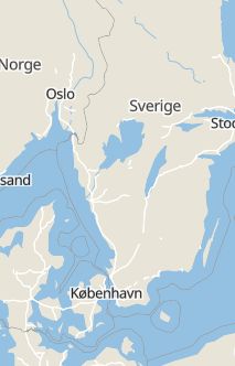 Översiktskarta som visar hela Sverige med en markör som visar ungefär var händelsen inträffat