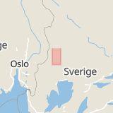 Karta som med röd fyrkant ramar in Oleby, Torsby, Värmlands län