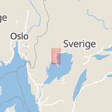Karta som med röd fyrkant ramar in Segmon, Grums, Värmlands län