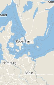 Översiktskarta som visar hela Sverige med en markör som visar ungefär var händelsen inträffat