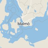 Karta som med röd fyrkant ramar in Jägersro, Hästvägen, Malmö, Skåne län