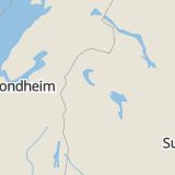 Karta som med röd fyrkant ramar in Åre Torg, Jämtlands län