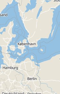 Översiktskarta som visar hela Sverige med en markör som visar ungefär var händelsen inträffat