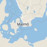 Karta som med röd fyrkant ramar in Alnarp, Trafikplats Alnarp, Lomma, Skåne län