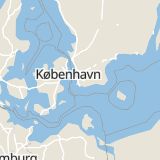 Karta som med röd fyrkant ramar in Oxie, Fajansvägen, Malmö, Skåne län