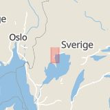 Karta som med röd fyrkant ramar in Gamla Slottsbron, Grums, Värmlands län