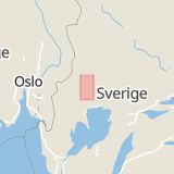 Karta som med röd fyrkant ramar in Rottneros, Sunne, Värmlands län
