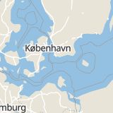 Karta som med röd fyrkant ramar in Godsvägen, Trelleborg, Skåne län