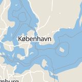 Karta som med röd fyrkant ramar in Fårabäcksvägen, Malmö, Skåne län