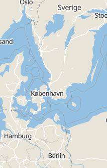 Översiktskarta som visar hela Sverige med en markör som visar ungefär var händelsen inträffat