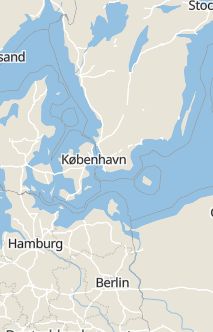 Översiktskarta som visar hela Sverige med en markör som visar ungefär var händelsen inträffat