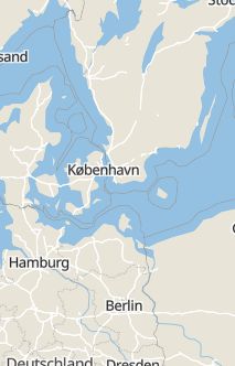 Översiktskarta som visar hela Sverige med en markör som visar ungefär var händelsen inträffat