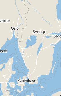 Översiktskarta som visar hela Sverige med en markör som visar ungefär var händelsen inträffat