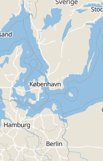 Översiktskarta som visar hela Sverige med en markör som visar ungefär var händelsen inträffat