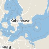 Karta som med röd fyrkant ramar in Algatan, Trelleborg, Skåne län