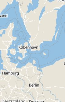 Översiktskarta som visar hela Sverige med en markör som visar ungefär var händelsen inträffat