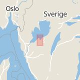 Karta som med röd fyrkant ramar in Svartebäcksgatan, Lidköping, Västra Götalands län
