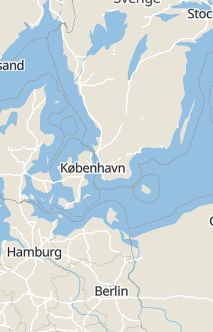 Översiktskarta som visar hela Sverige med en markör som visar ungefär var händelsen inträffat