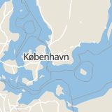 Karta som med röd fyrkant ramar in Bredgatan, Lund, Skåne län