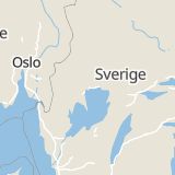 Karta som med röd fyrkant ramar in Bilverkstaden, Karlstad, Värmlands län