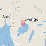 Karta som med röd fyrkant ramar in Segerstad, Karlstad, Värmlands län