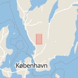 Karta som med röd fyrkant ramar in Brogatan, Hylte, Hallands län