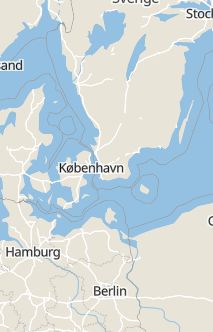 Översiktskarta som visar hela Sverige med en markör som visar ungefär var händelsen inträffat