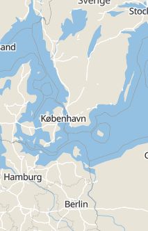 Översiktskarta som visar hela Sverige med en markör som visar ungefär var händelsen inträffat