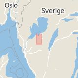 Karta som med röd fyrkant ramar in Västra Gerum, Skara, Västra Götalands län
