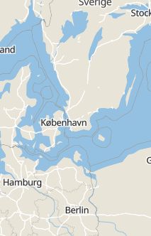 Översiktskarta som visar hela Sverige med en markör som visar ungefär var händelsen inträffat
