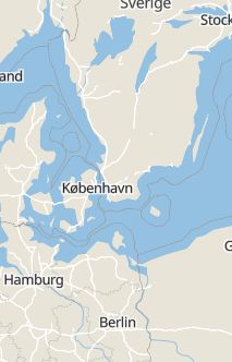 Översiktskarta som visar hela Sverige med en markör som visar ungefär var händelsen inträffat
