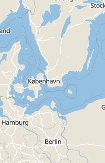 Översiktskarta som visar hela Sverige med en markör som visar ungefär var händelsen inträffat