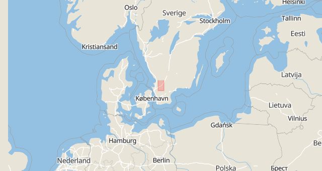 Karta som med röd fyrkant ramar in Åsljunga, Örkelljunga, Skåne län