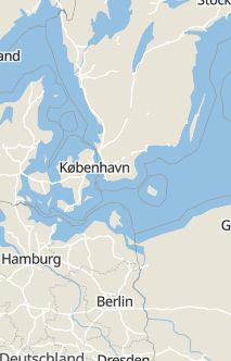 Översiktskarta som visar hela Sverige med en markör som visar ungefär var händelsen inträffat