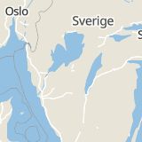 Karta som med röd fyrkant ramar in Malmgatan, Skara, Västra Götalands län